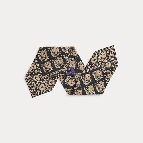 Foulard à motif en lin - Purple Label - Modalova