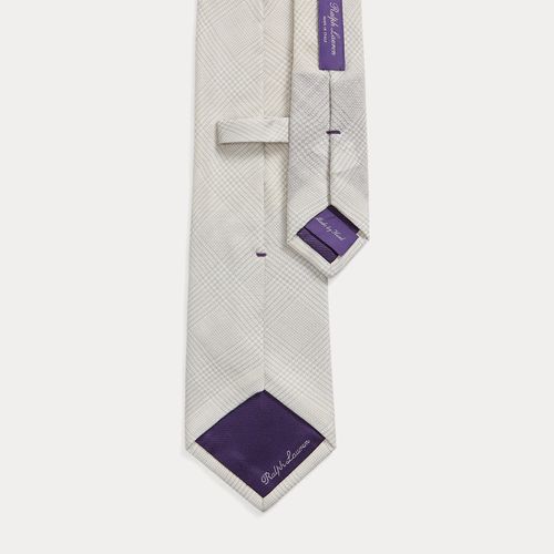 Cravate cachemire prince-de-galles - Purple Label - Modalova