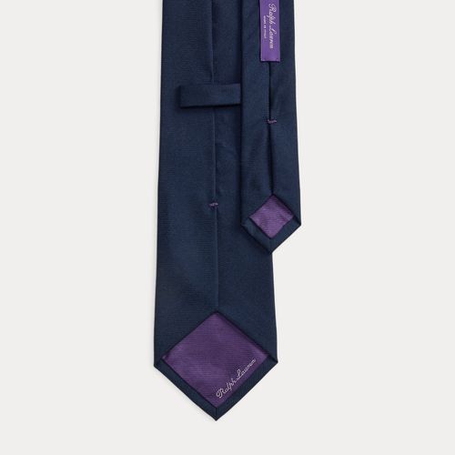 Cravate en cachemire et soie - Purple Label - Modalova