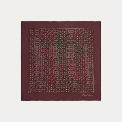 Pochette à motif pin en soie - Purple Label - Modalova