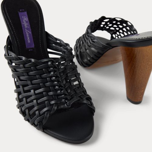 Mules Adela en agneau tissé 9,5 cm - Collection - Modalova