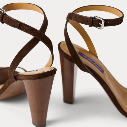 Sandales Graison vachette velours 9,5 cm - Collection - Modalova