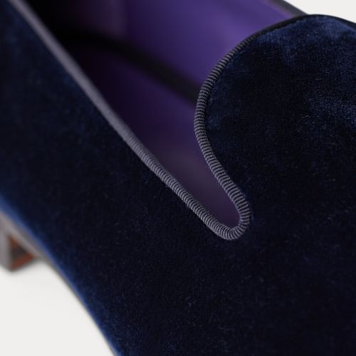 Chaussons Alonzo en velours - Purple Label - Modalova