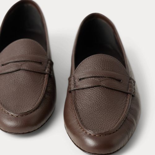 Mocassin penny loafer Collins daim - Purple Label - Modalova