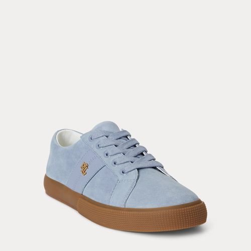 Baskets Janson II en daim et cuir nappa - Lauren - Modalova