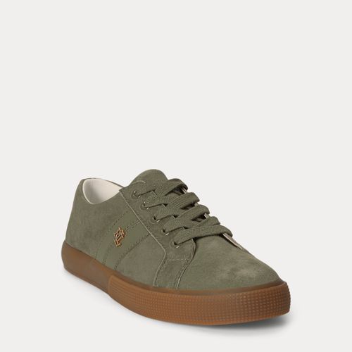 Baskets Janson II en daim et cuir nappa - Lauren - Modalova