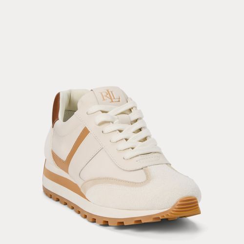 Baskets Dani en daim et cuir - Lauren - Modalova