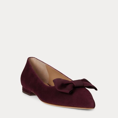 Ballerines Londyn bordées d'un nœud daim - Lauren - Modalova