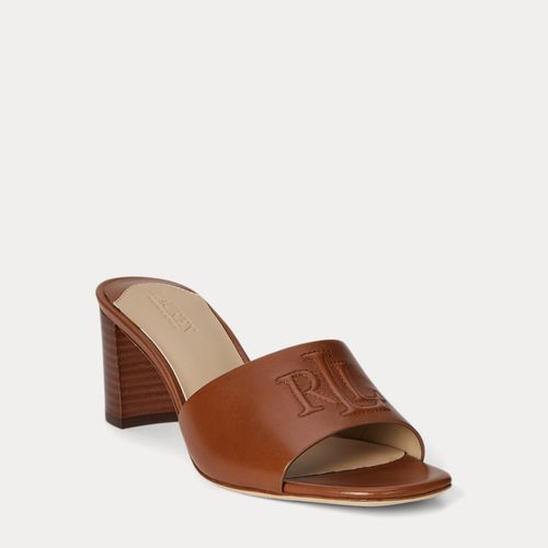 Sandales Everley à talon bottier en cuir - Lauren - Modalova