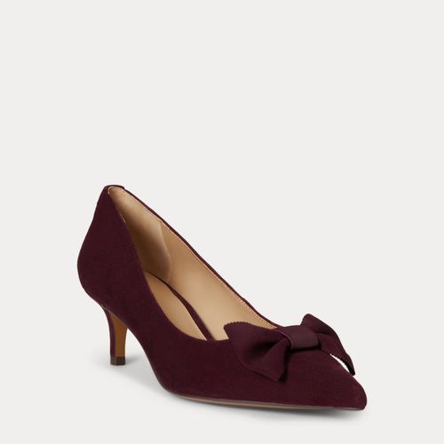 Escarpins Adrienne en daim avec nœud - Lauren - Modalova