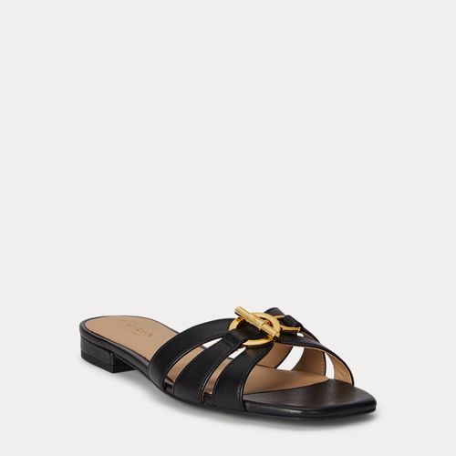 Claquettes en cuir nappa Blaike - Lauren - Modalova