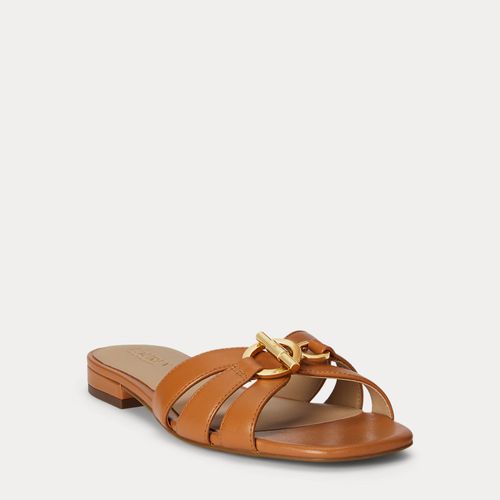 Claquettes en cuir nappa Blaike - Lauren - Modalova