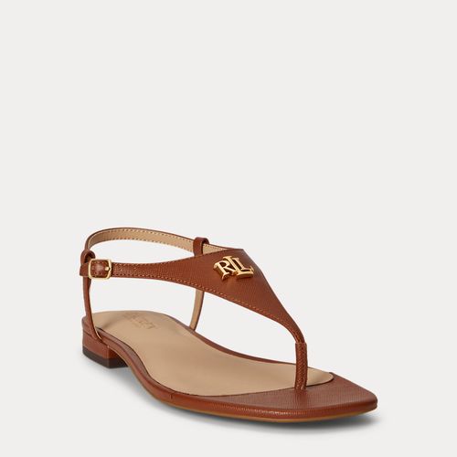 Sandale Everley II cuir crosshatch - Lauren - Modalova