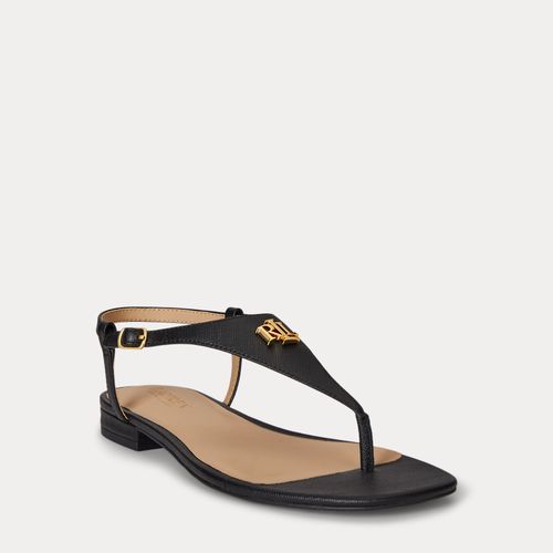 Sandale Everley II cuir crosshatch - Lauren - Modalova