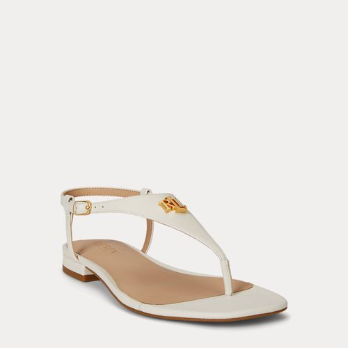 Sandale Everley II cuir crosshatch - Lauren - Modalova