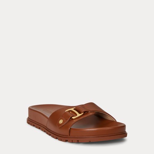 Claquettes Tasha en cuir - Lauren - Modalova