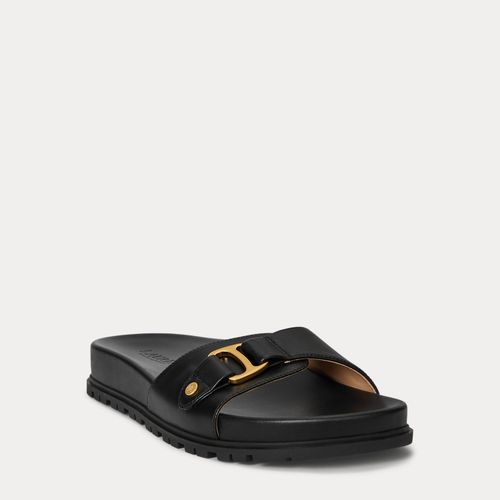 Claquettes Tasha en cuir - Lauren - Modalova