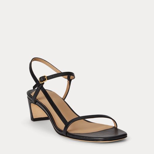 Sandale Lainee cuir nappa talon moyen - Lauren - Modalova