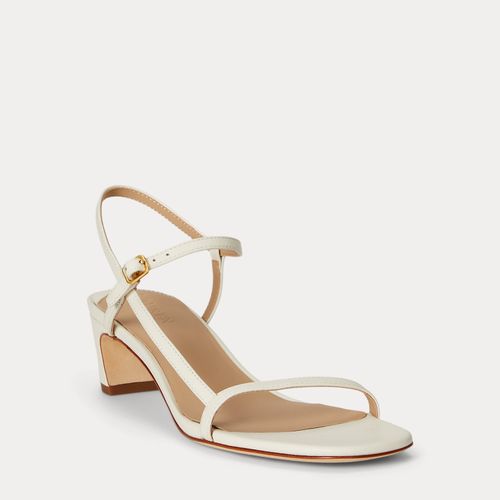 Sandale Lainee cuir nappa talon moyen - Lauren - Modalova