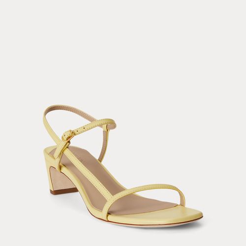 Sandale Lainee cuir nappa talon moyen - Lauren - Modalova