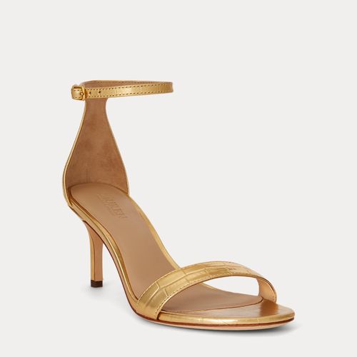 Sandales Allie métallisées talon mi-haut - Lauren - Modalova