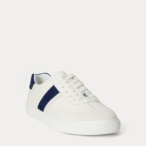 Baskets Braylee bicolores cuir et daim - Lauren - Modalova