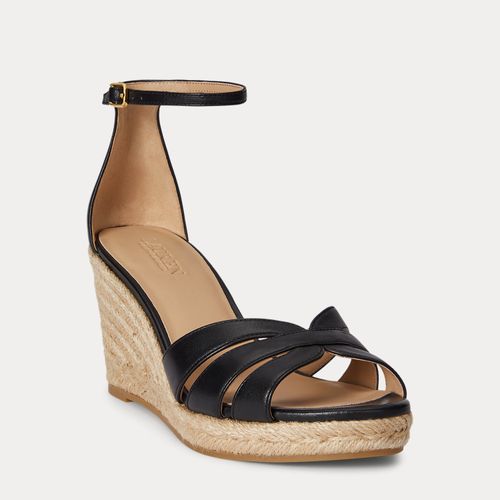 Espadrille Nellie en cuir nappa - Lauren - Modalova