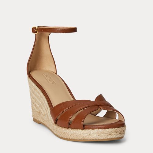 Espadrille Nellie en cuir nappa - Lauren - Modalova