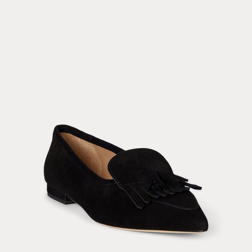Ballerines Londyn à rabat mouton velours - Lauren - Modalova