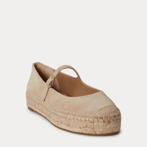 Espadrille Luize Mary Jane en daim - Lauren - Modalova