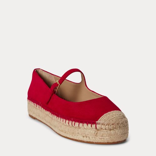 Espadrille Luize Mary Jane en daim - Lauren - Modalova