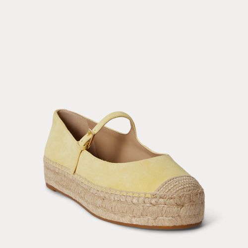 Espadrille Luize Mary Jane en daim - Lauren - Modalova