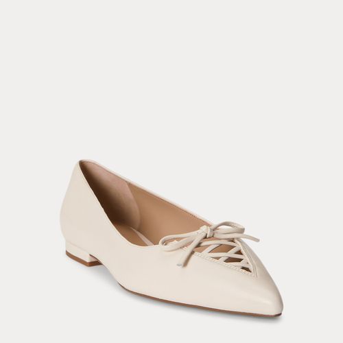 Ballerine Londyn à lacets en cuir nappa - Lauren - Modalova