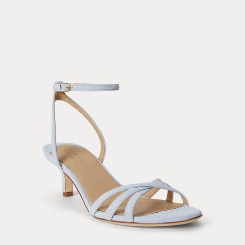 Sandales Kendyl à talon bobine en daim - Lauren - Modalova