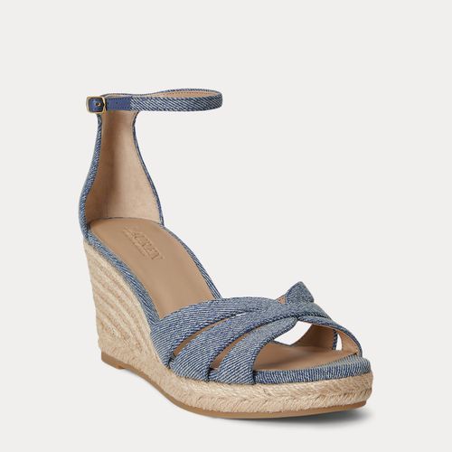 Espadrilles Nellie en denim lavé - Lauren - Modalova