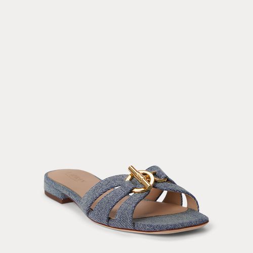 Mules Blaike en denim délavé - Lauren - Modalova