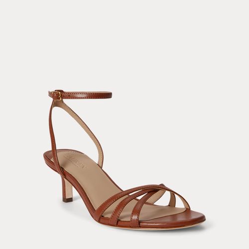 Sandales Kendyl en cuir nappa talon bas - Lauren - Modalova