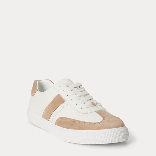 Baskets Braylee bicolores cuir et daim - Lauren - Modalova