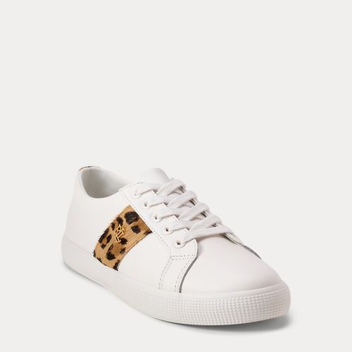 Baskets Janson II cuir-poil de vachette - Lauren - Modalova