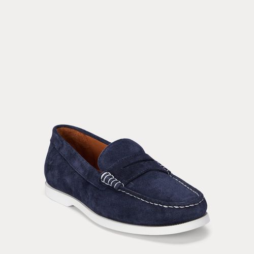 Mocassins penny loafer Merton en daim - Polo Ralph Lauren - Modalova
