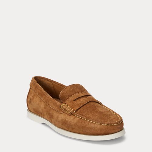 Mocassins penny loafer Merton en daim - Polo Ralph Lauren - Modalova