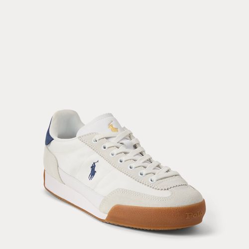 Baskets basses en cuir et daim - Polo Sport - Modalova