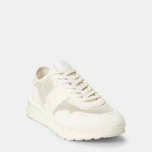 Baskets Train 89 en mesh et daim - Polo Sport - Modalova