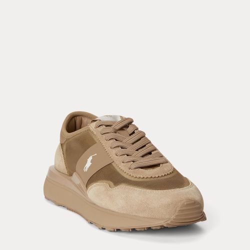 Baskets Train 89 en mesh et daim - Polo Sport - Modalova