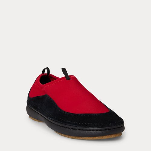 Baskets à enfiler en néoprène et daim - Polo Sport - Modalova
