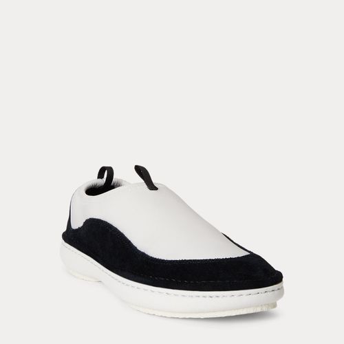 Baskets à enfiler en néoprène et daim - Polo Sport - Modalova
