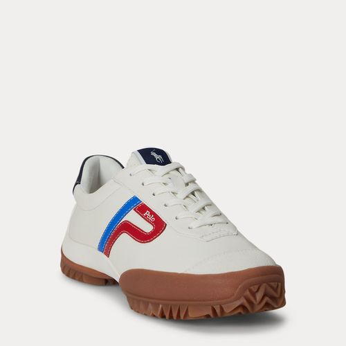 Baskets basses en cuir à semelle crantée - Polo Sport - Modalova