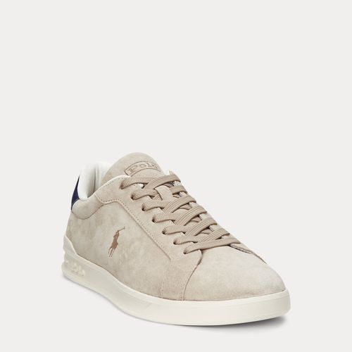 Baskets traditionnelles Court II en daim - Polo Ralph Lauren - Modalova