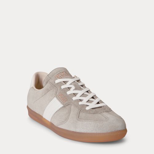 Baskets Field Court 100 en cuir et daim - Polo Sport - Modalova