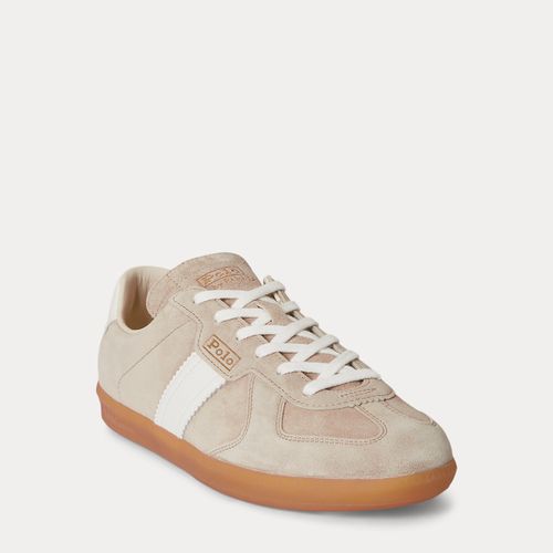 Baskets Field Court 100 en cuir et daim - Polo Sport - Modalova